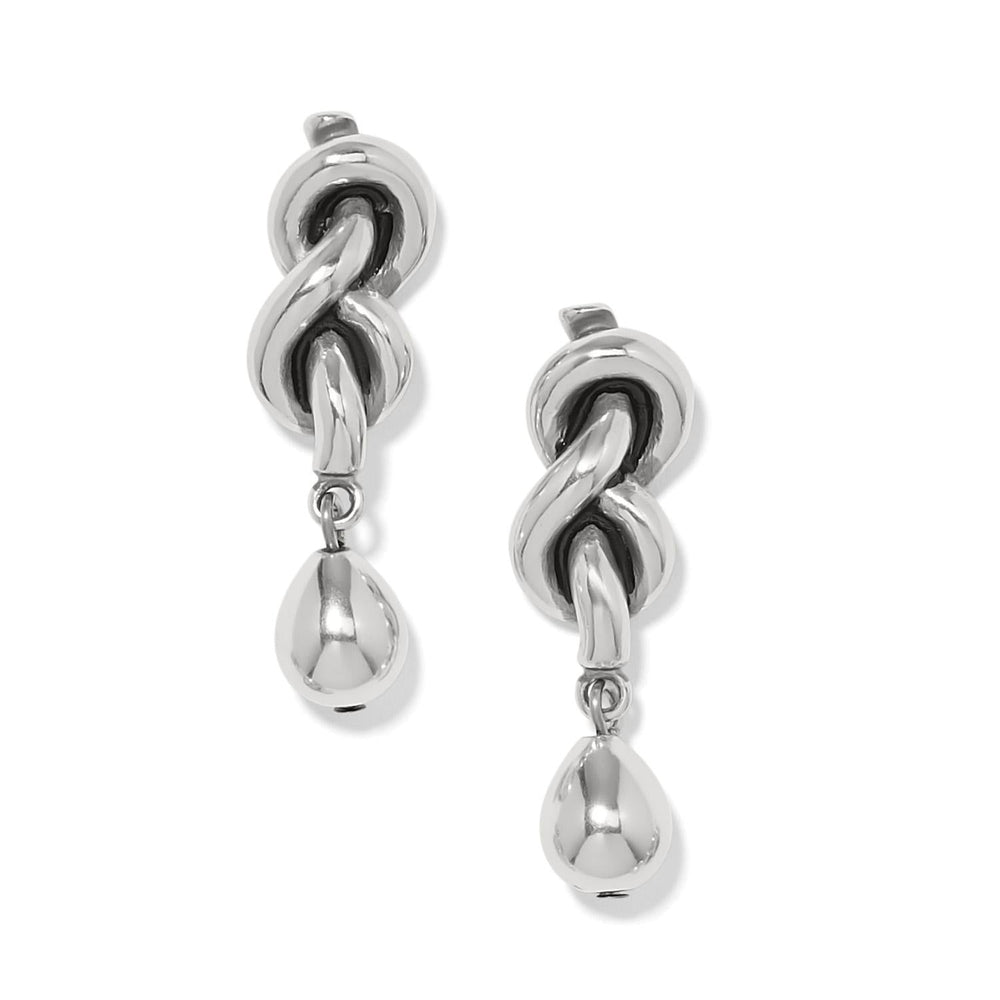 Brighton Interlok Single Knot Drop Earrings Brighton Interlok Single Knot Drop Earrings