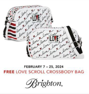 Brighton Love Scroll Cross Body Bag