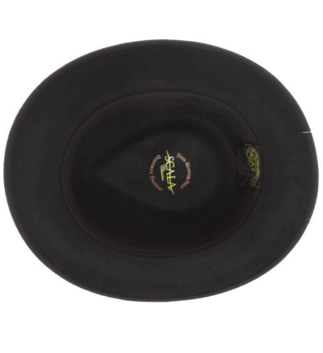 Bristol Wool Felt Fedora | Black Bristol Wool Felt Fedora | Black