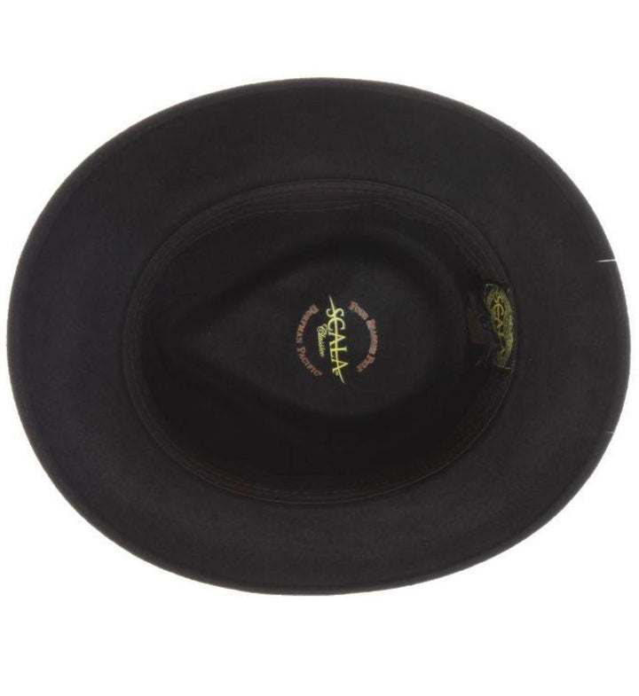 Bristol Wool Felt Fedora | Black Bristol Wool Felt Fedora | Black