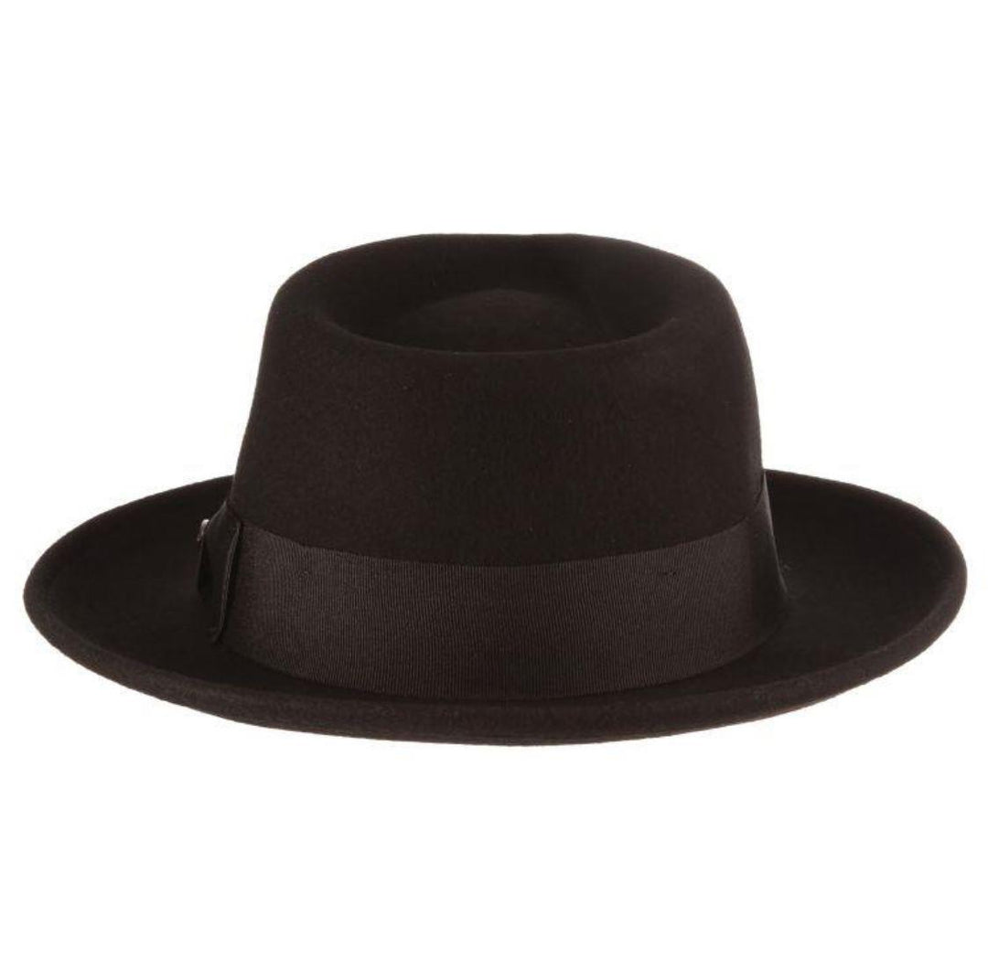 Bristol Wool Felt Fedora | Black Bristol Wool Felt Fedora | Black