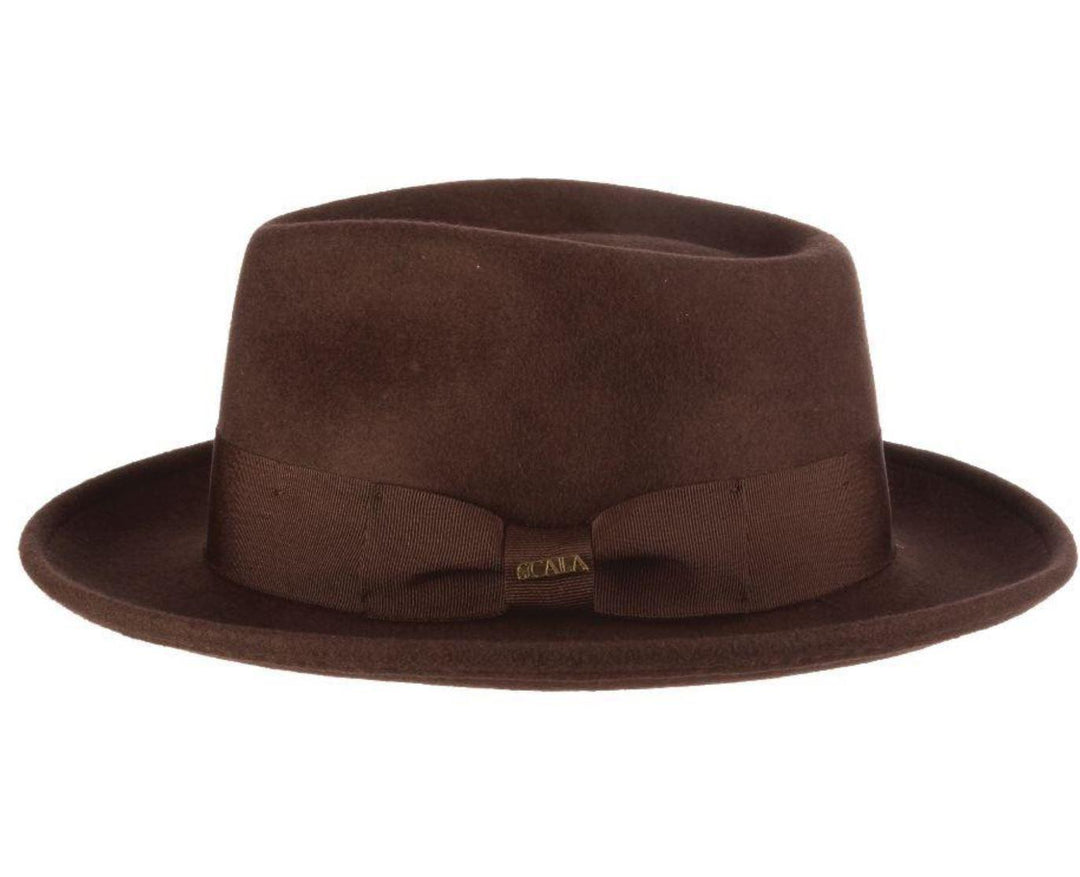Bristol Wool Felt Fedora | Chocolate Brown Bristol Wool Felt Fedora | Chocolate Brown