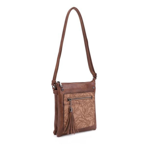 Liz Soto Handbag | Sara Crossbody Bag Brown