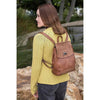 Nicole Convertible Crossbody-Backpack Brown