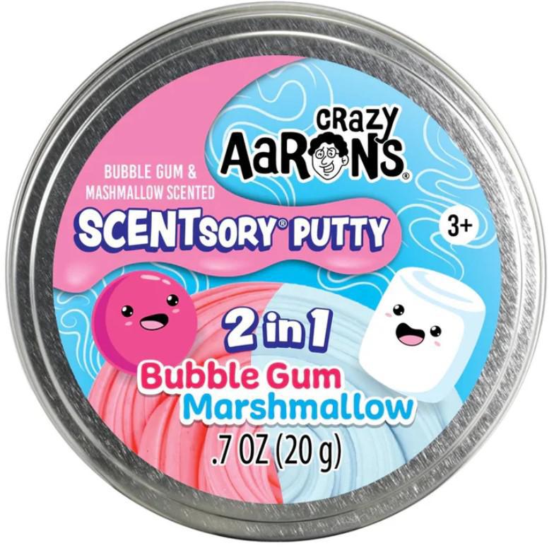 Crazy Aaron's SCENTsory Putty | Mash-Ups Bubble Gum Marshmallow