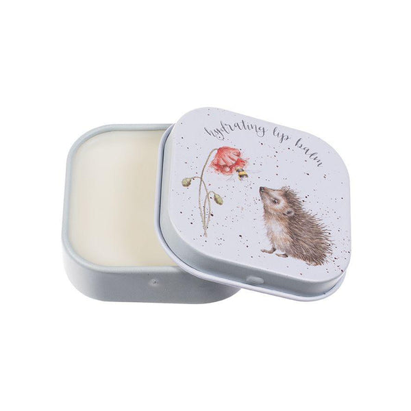 Wrendale Lip Balm Tins Busy as a Bee Hedgehog