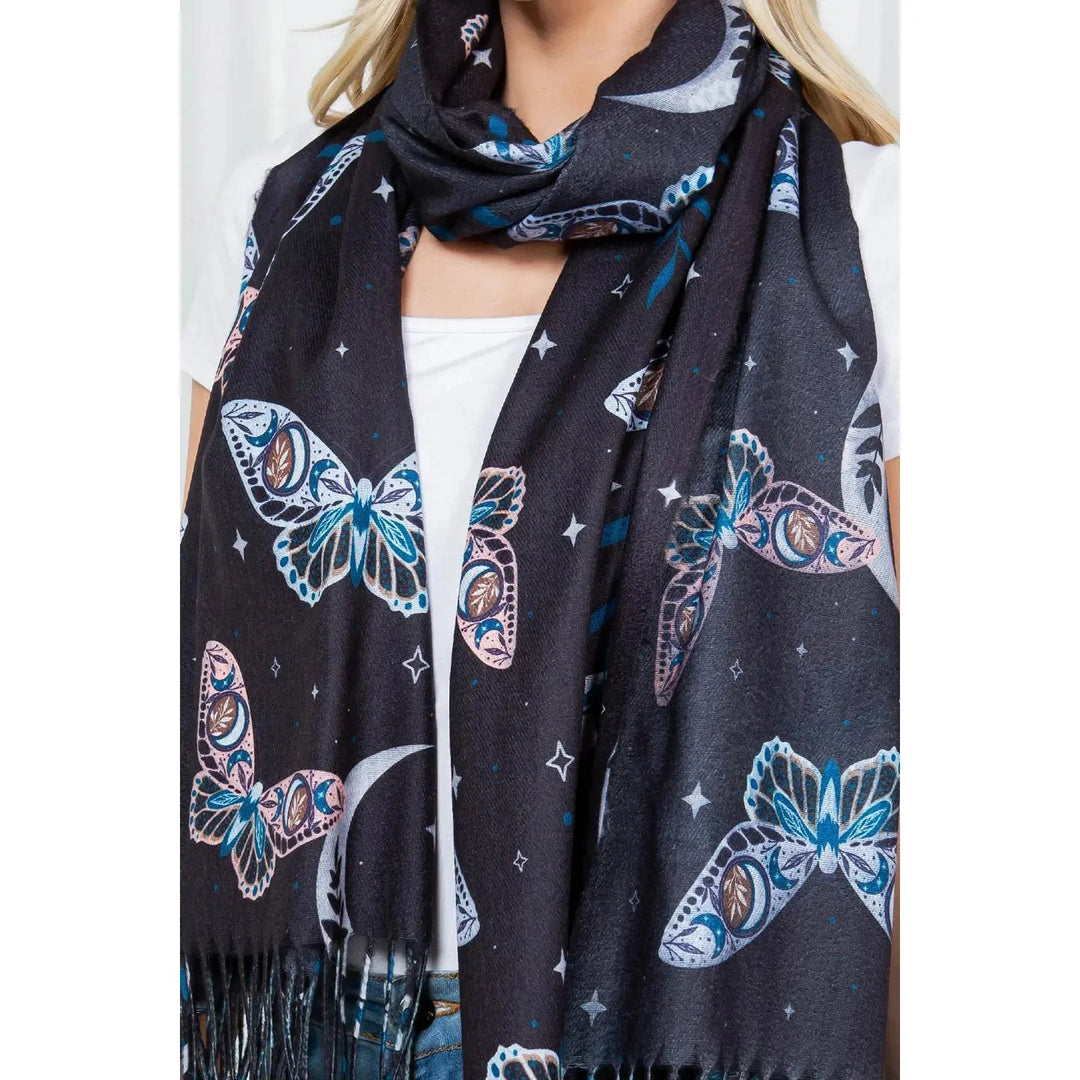 Butterfly Print Scarf Butterfly Print Scarf