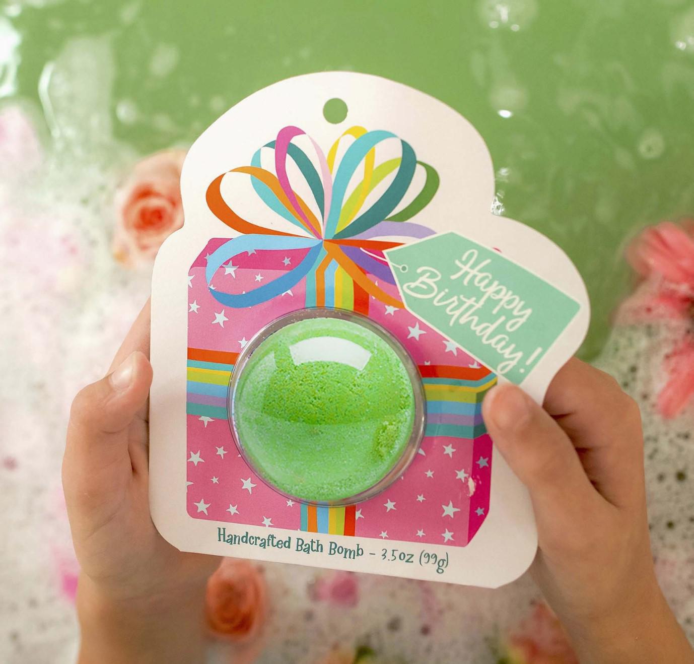 Cait & Co. Happy Birthday Present Clamshell Bath Bomb