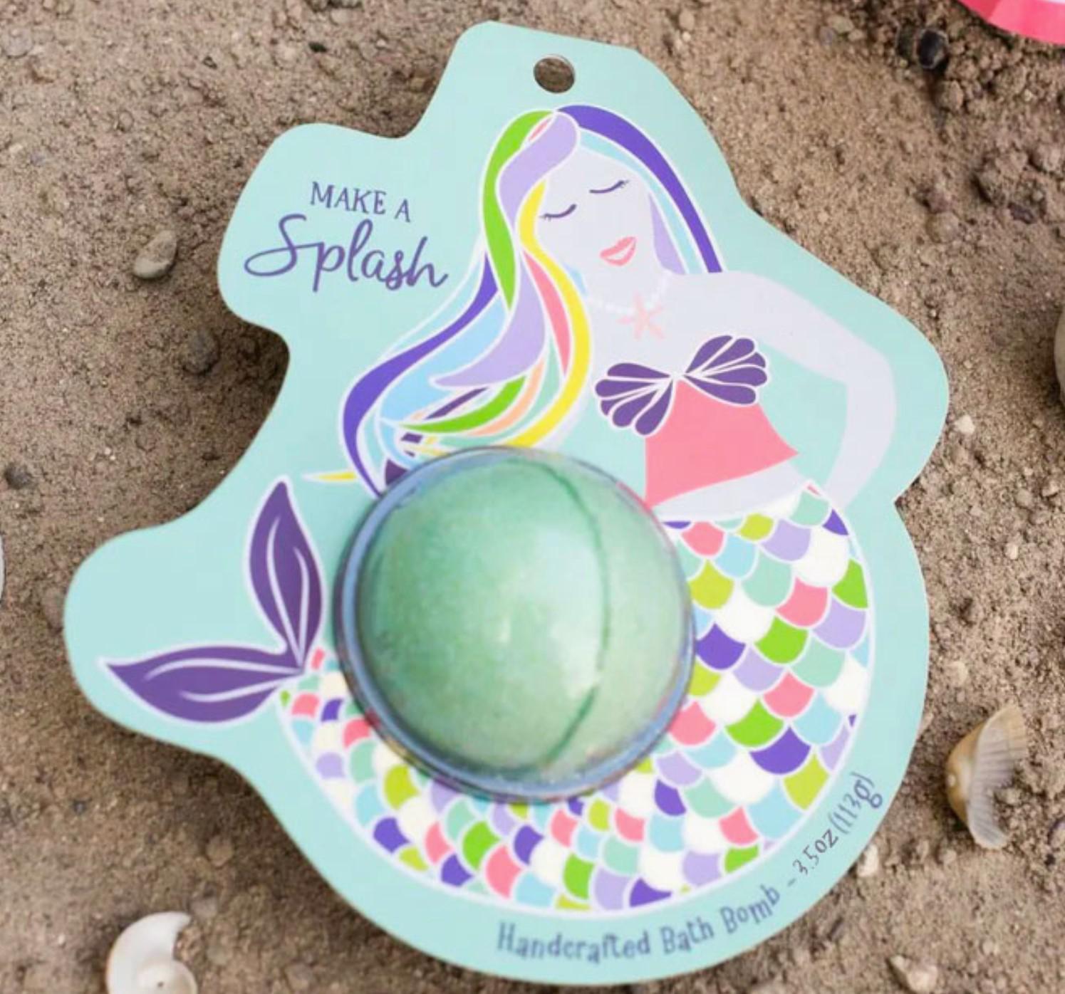 Cait & Co.  Make A Splash Mermaid Clamshell Bath Bomb