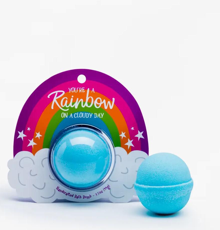 Cait & Co.  You're A Rainbow On A Cloudy Day Bath Bomb