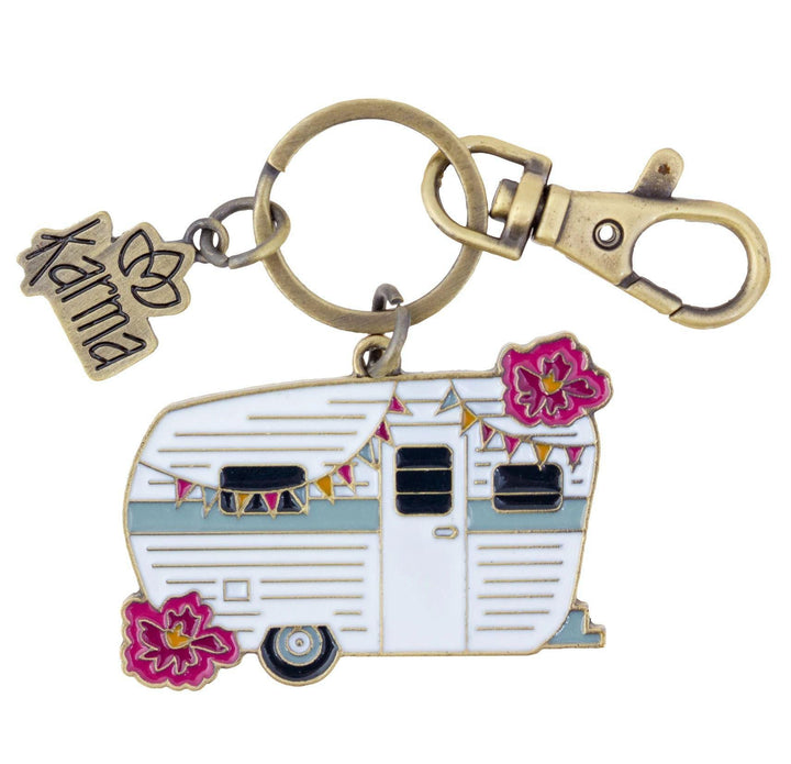 Enamel Key Chains Camper