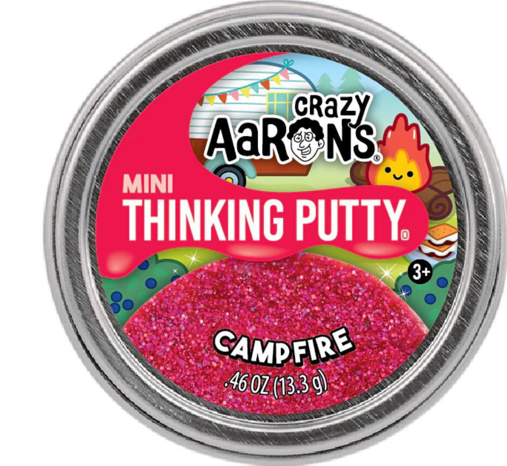 Crazy Aaron's Mini Summer Sparkle Thinking Putty Campfire