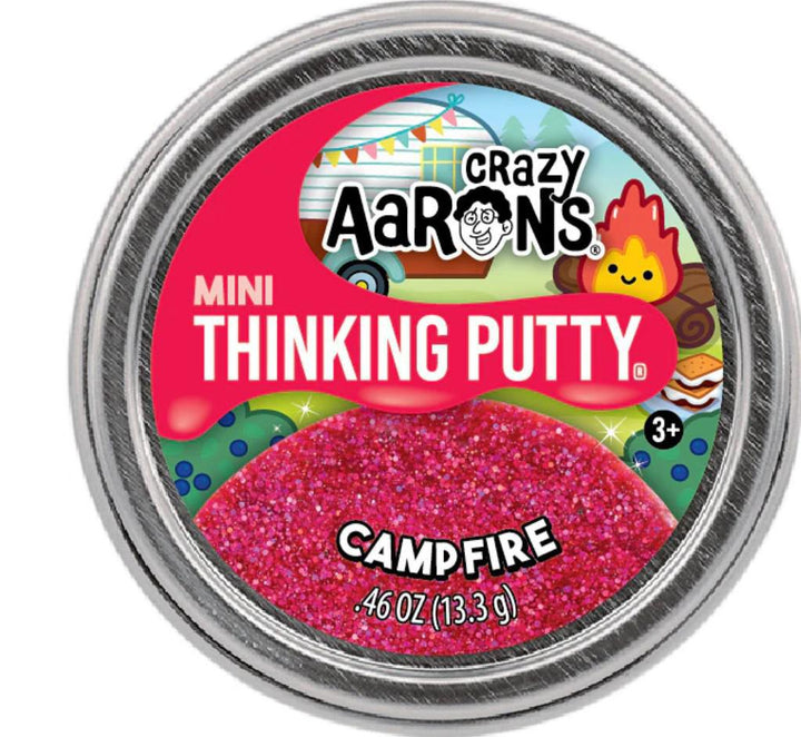 Crazy Aaron's Mini Summer Sparkle Thinking Putty Campfire