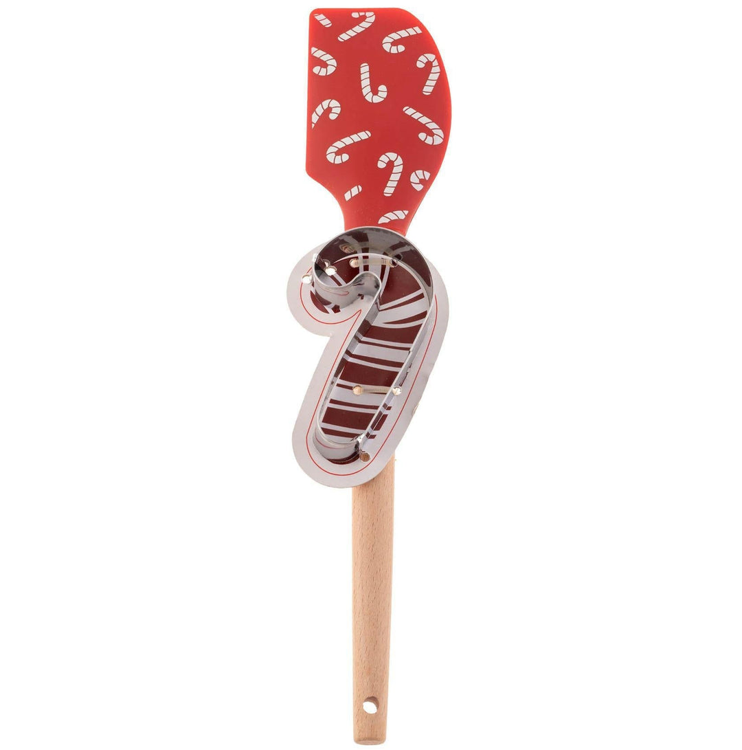 Spatula Cookie Cutter Set Candy Cane