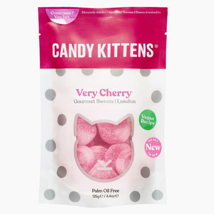Candy Kittens Gourmet Vegan Gummy Sweets |Very Cherry Candy Kittens Gourmet Vegan Gummy Sweets |Very Cherry