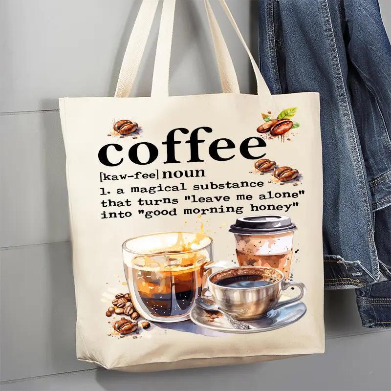 Canvas Tote Bag | Coffee Magical Substance Canvas Tote Bag | Coffee Magical Substance