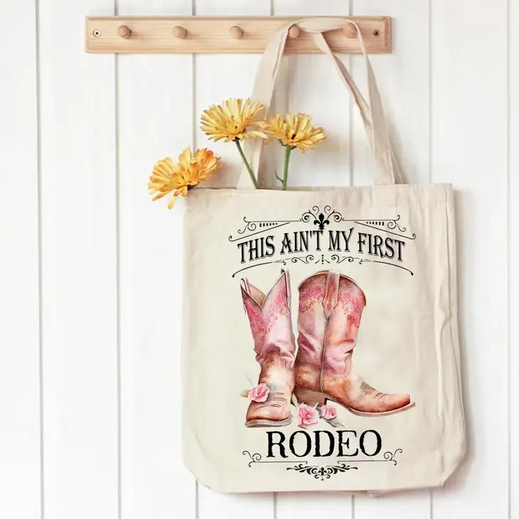 Canvas Tote Bag | Not My First Rodeo