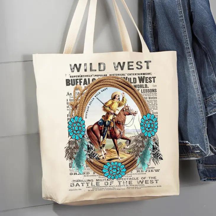 Canvas Tote Bag | Wild West Buffalo Bill