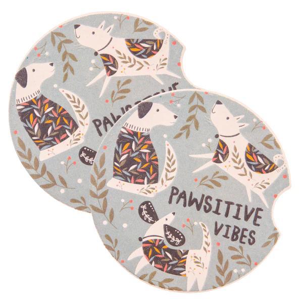 Car Coaster | Pawsitive Vibes