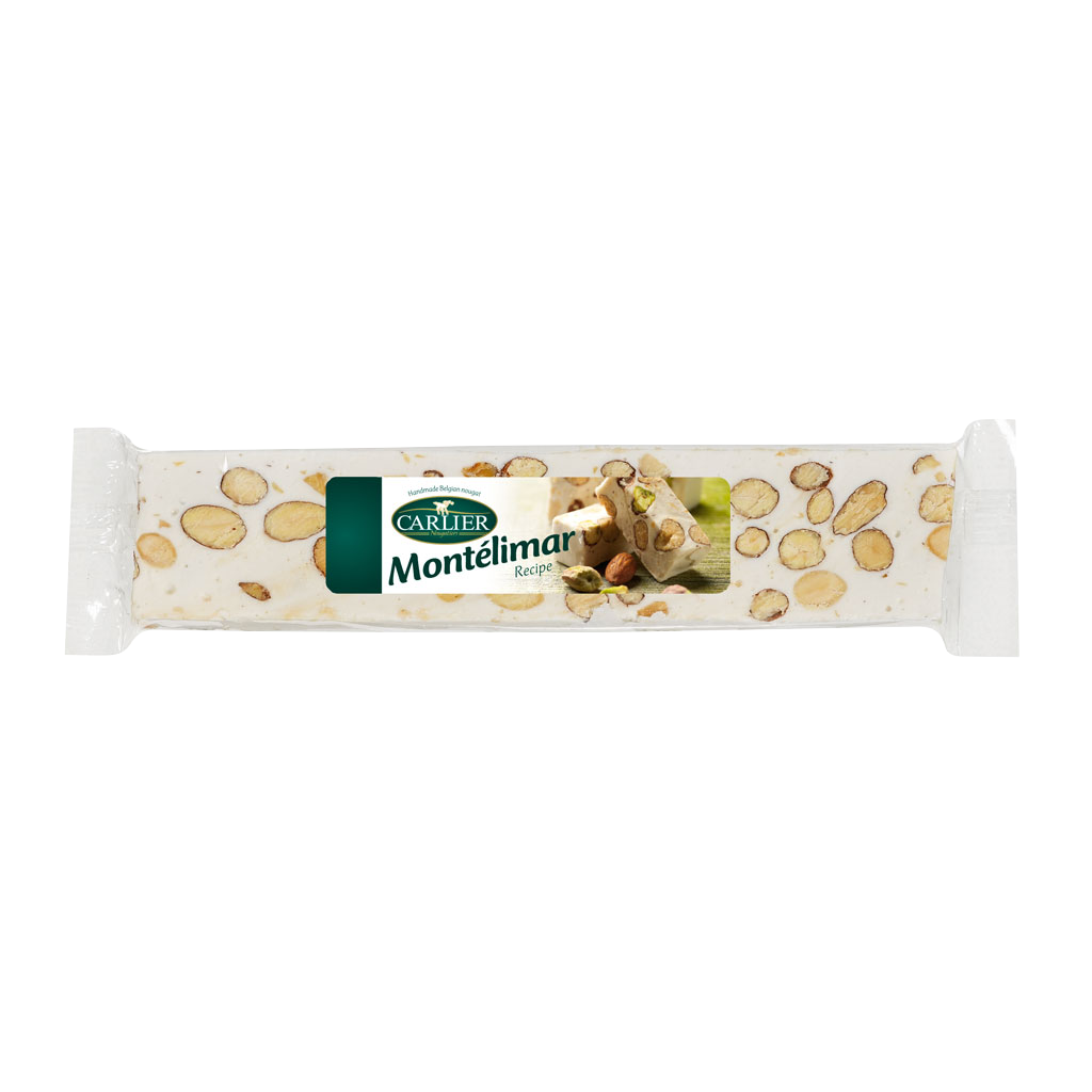 Carlier Nougat Bar | Almond Honey Pistachio Carlier Nougat Bar | Almond Honey Pistachio