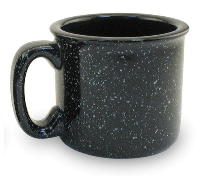 Ceramic Campfire Mug | Black Ceramic Campfire Mug | Black