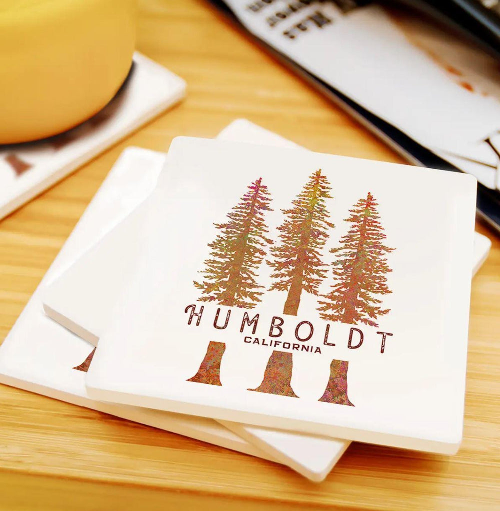 Ceramic Coaster | Humboldt California Redwoods Ceramic Coaster | Humboldt California Redwoods