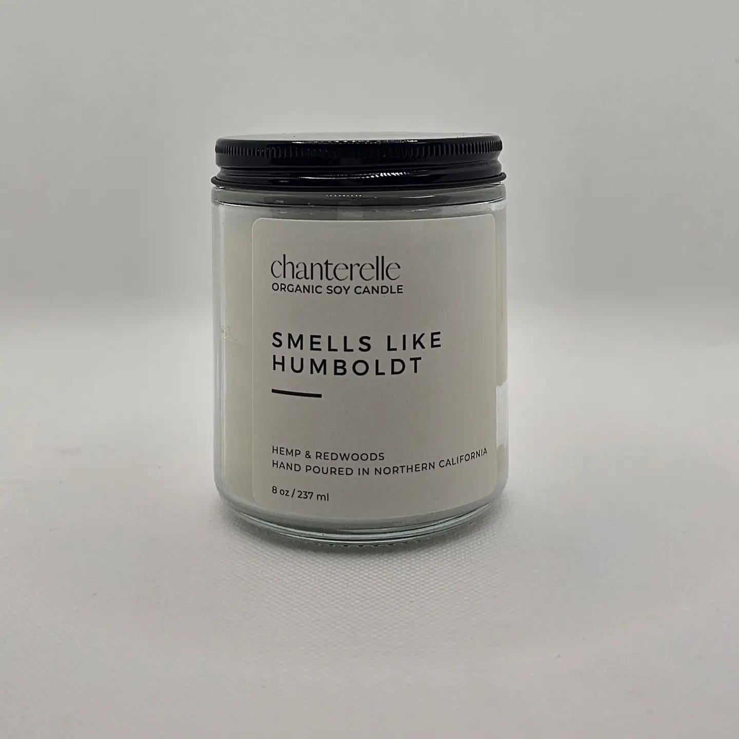 Chanterelle Candle Organic Soy Candle 8 oz | Smells Like Humboldt