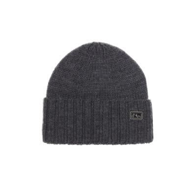 Fleece Lined Ribbed Knit Beanie | Trail Master Charcoal Fleece Lined Ribbed Knit Beanie | Trail Master