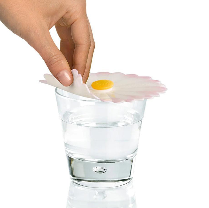 Charles Viancin Daisy Drink Covers Set of Two Charles Viancin Daisy Drink Covers Set of Two