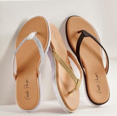 Charlie Paige Braided Flip Flops