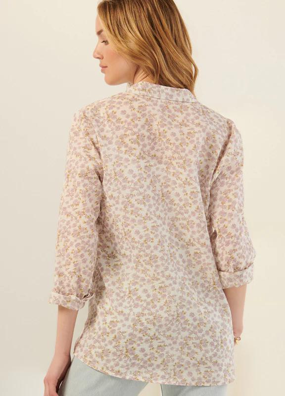 Charlie Paige Floral Cotton Shirt
