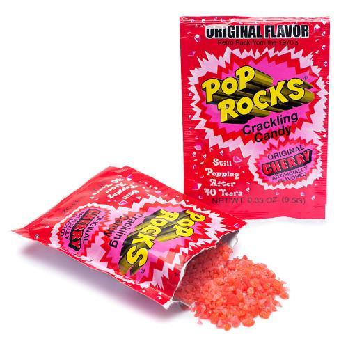 Pop Rocks Popping Candy Cherry - Original Pop Rocks Popping Candy