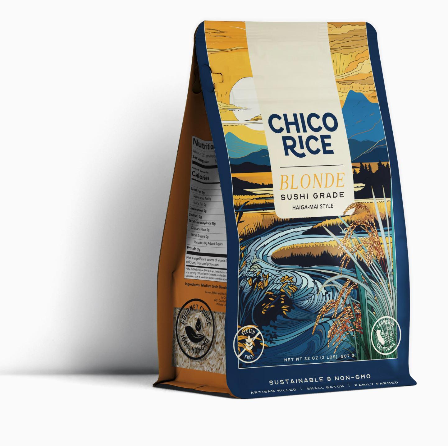 Chico Rice | Blonde Milled Califor﻿nia Japonica
