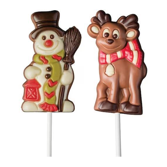 Chocolate Christmas Lollipop
