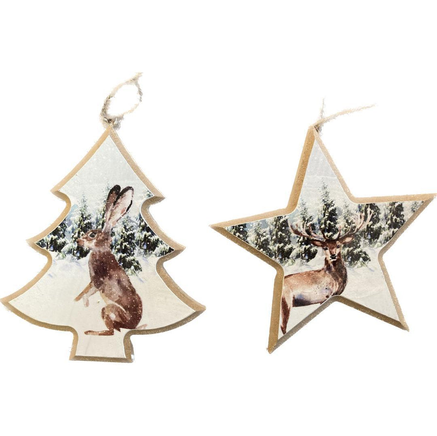 Christmas Ornament | Snowy Forest Critter