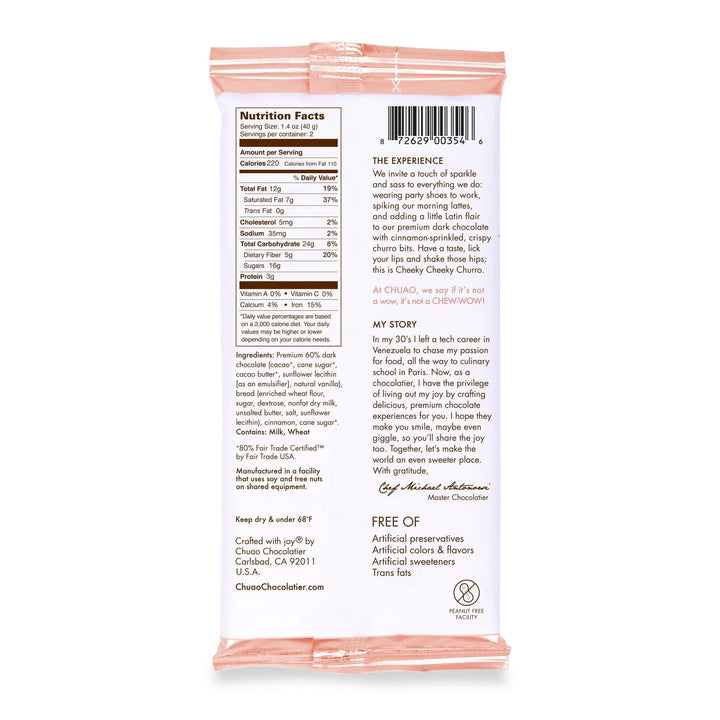 Chuao Chocolatier | Cheeky Cheeky Churro Chuao Chocolatier | Cheeky Cheeky Churro