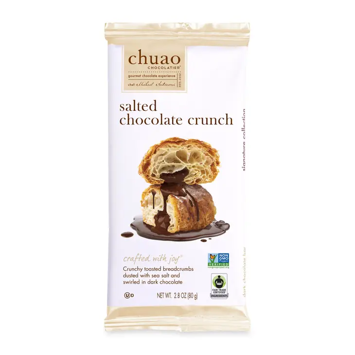 Chuao Chocolatier Chocolate Bar | Salted Chocolate Crunch