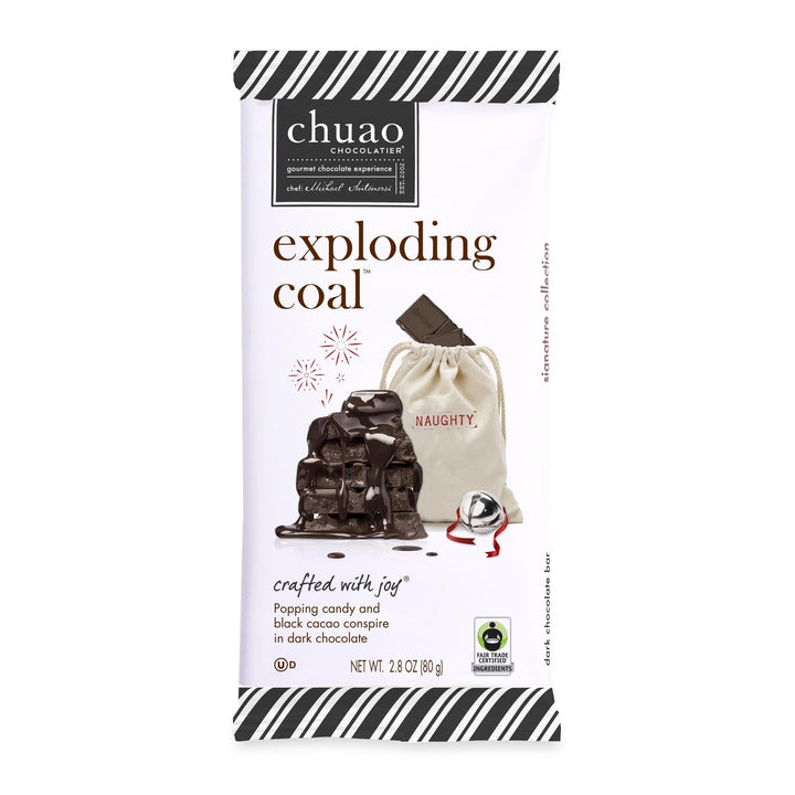 Chuao Chocolatier Signature Chocolate Bar | Exploding Coal Chuao Chocolatier Signature Chocolate Bar | Exploding Coal