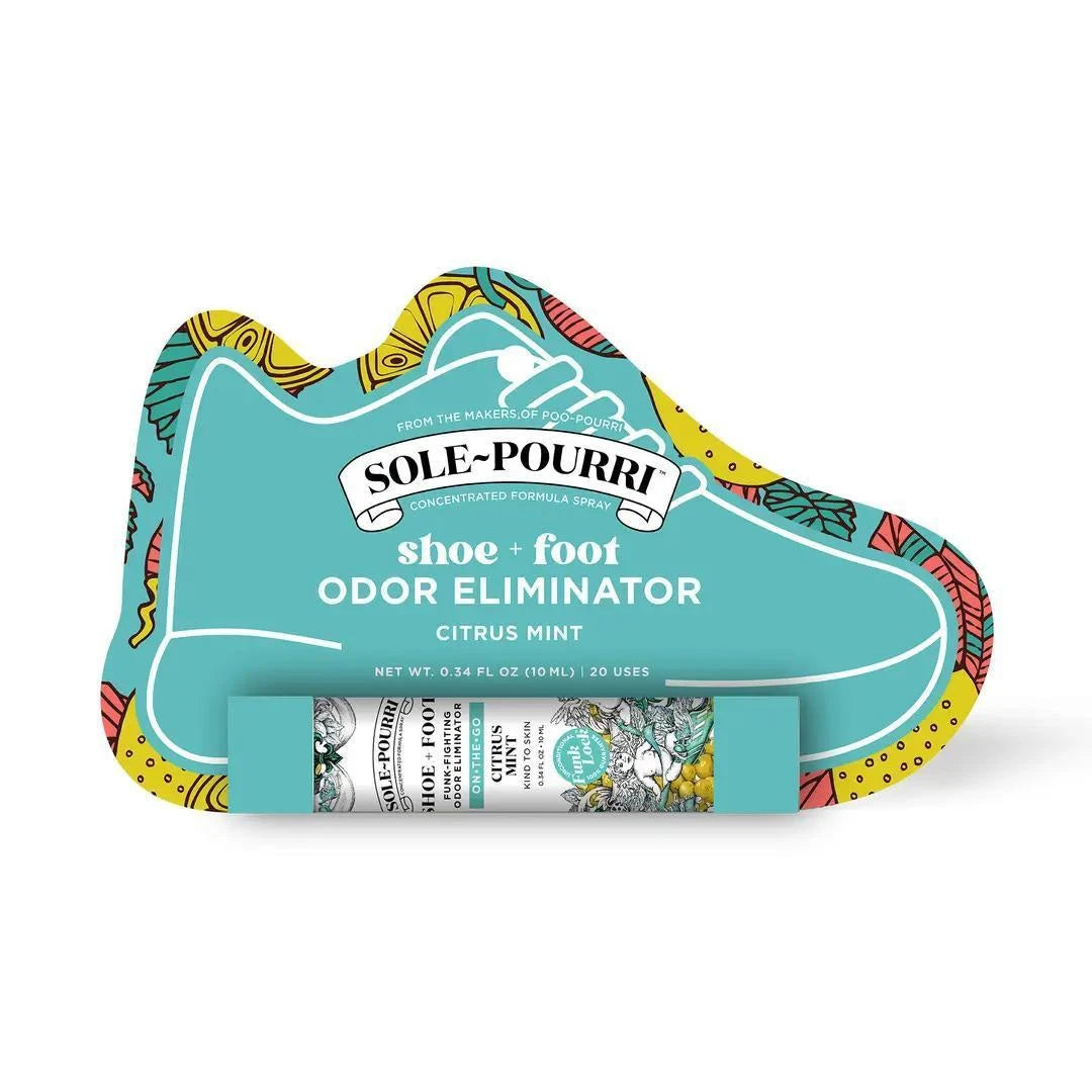 Sole-Pourri Shoe & Foot Funk-Fighting Odor Eliminator | Cedarwood Eucalyptus Citrus Mint Sole-Pourri Shoe & Foot Funk-Fighting Odor Eliminator | Cedarwood Eucalyptus