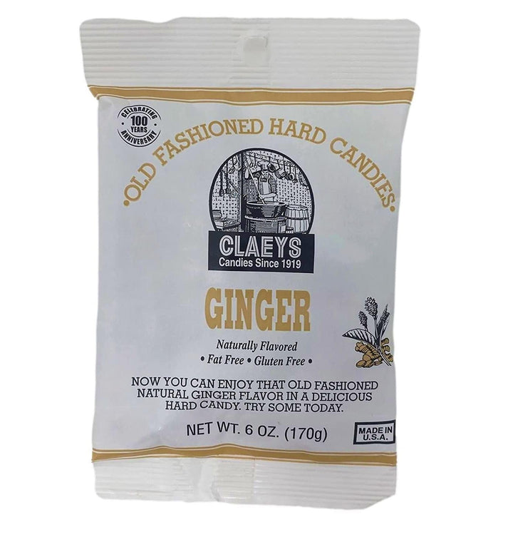 Claeys Old Fashioned Hard Candy | Ginger Claeys Old Fashioned Hard Candy | Ginger