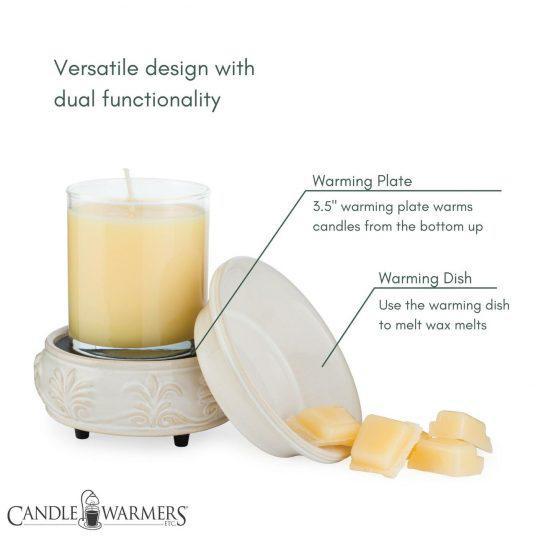 Classic 2-In-1 Fragrance Warmer | Sand Stone Fleur de lis Classic 2-In-1 Fragrance Warmer | Sand Stone Fleur de lis