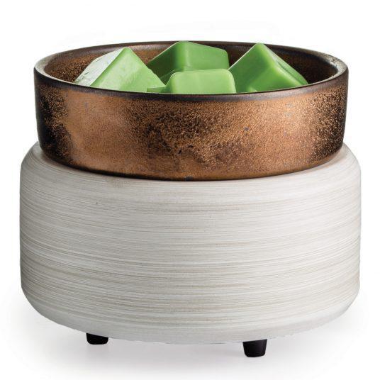 Classic 2-In-1 Fragrance Warmer | White Washed Bronze Classic 2-In-1 Fragrance Warmer | White Washed Bronze