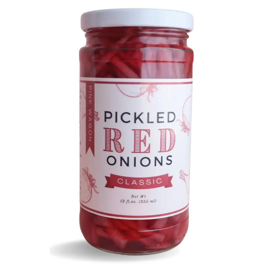 Pink Wagon Pickled Red Onions Classic Pink Wagon Pickled Red Onions