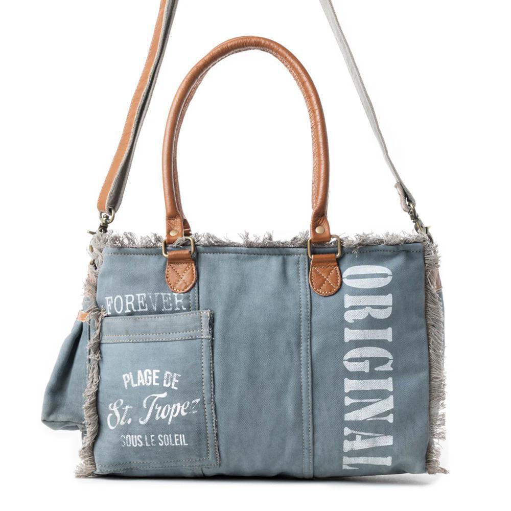 Coastal Steel Upcycled Tote in Denim Coastal Steel Upcycled Tote in Denim