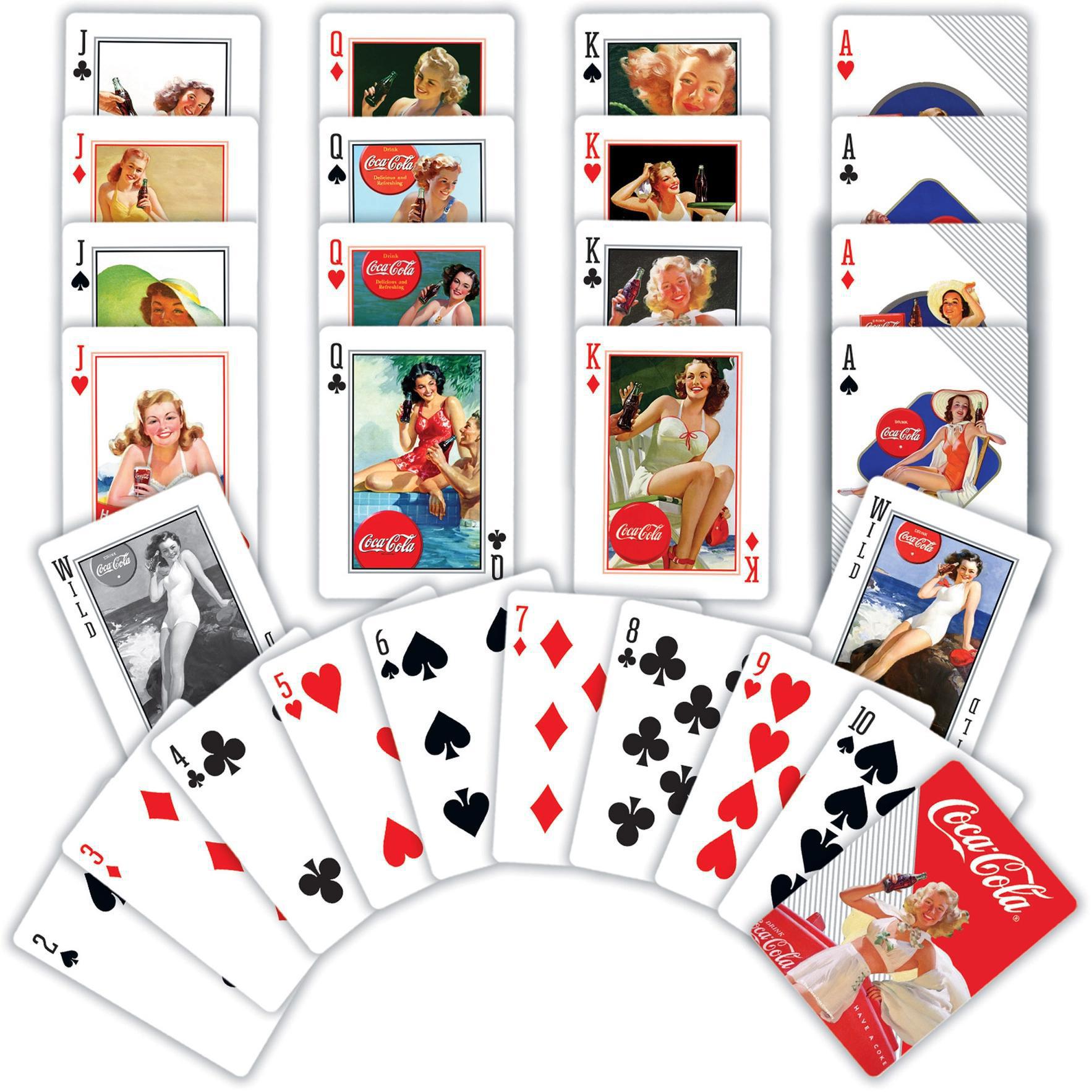 Coca-Cola Classic Ads Playing Cards