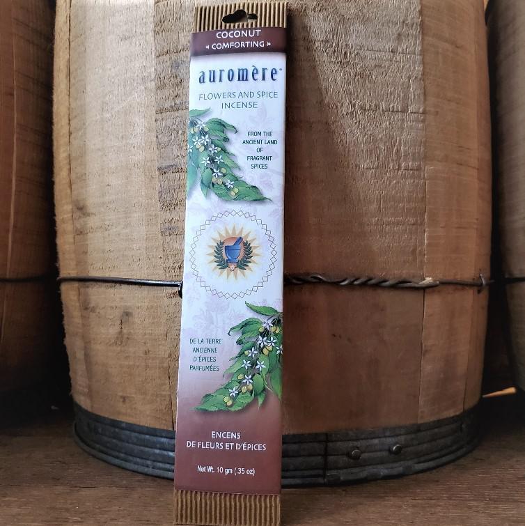 Auromere Incense Flowers & Spice Coconut (Comforting) Auromere Incense Flowers & Spice
