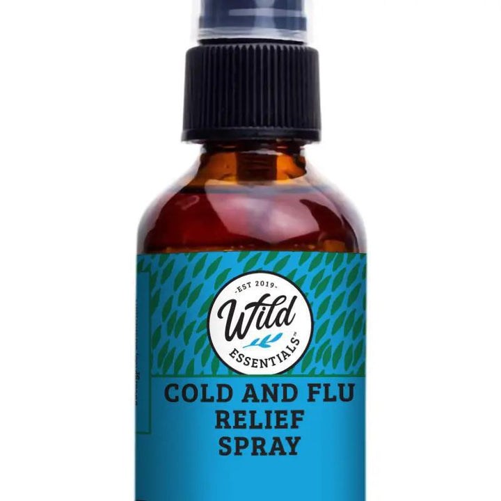Wild Essentials Essential Oil Spray 2 oz. Cold and Flu Relief Wild Essentials Essential Oil Spray 2 oz.
