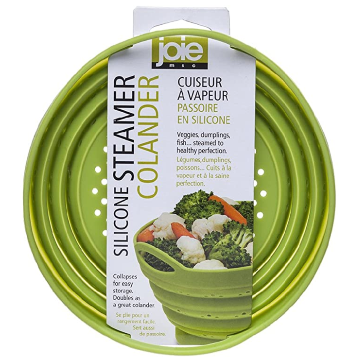 Collapsible Silicone Steamer Colander Collapsible Silicone Steamer Colander