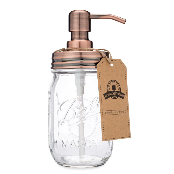 Vintage Inspired Mason Jar Soap Dispenser Copper Vintage Inspired Mason Jar Soap Dispenser
