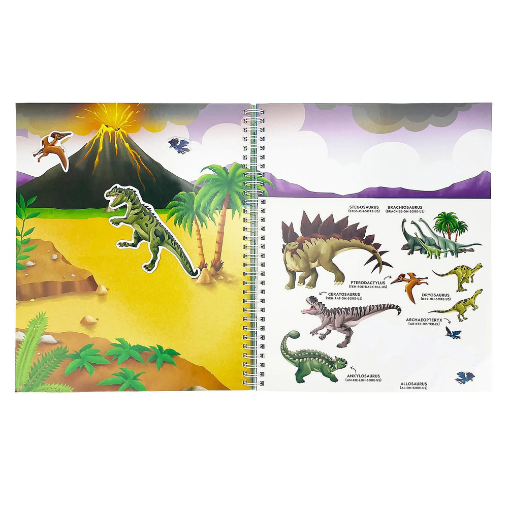 Cottage Door Press Dinosaurs Sticker & Coloring Activity Book Cottage Door Press Dinosaurs Sticker & Coloring Activity Book